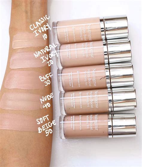 givenchy to neutrogena shade match